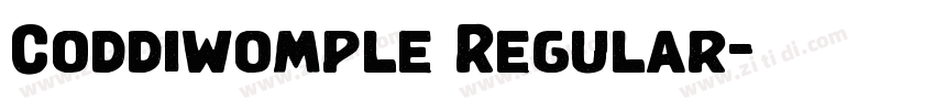 Coddiwomple Regular字体转换 Coddiwomple Regular字体转换